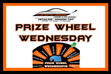 prize wheel wednesday coupons promotion discount