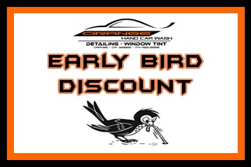early bird coupons promotion discount